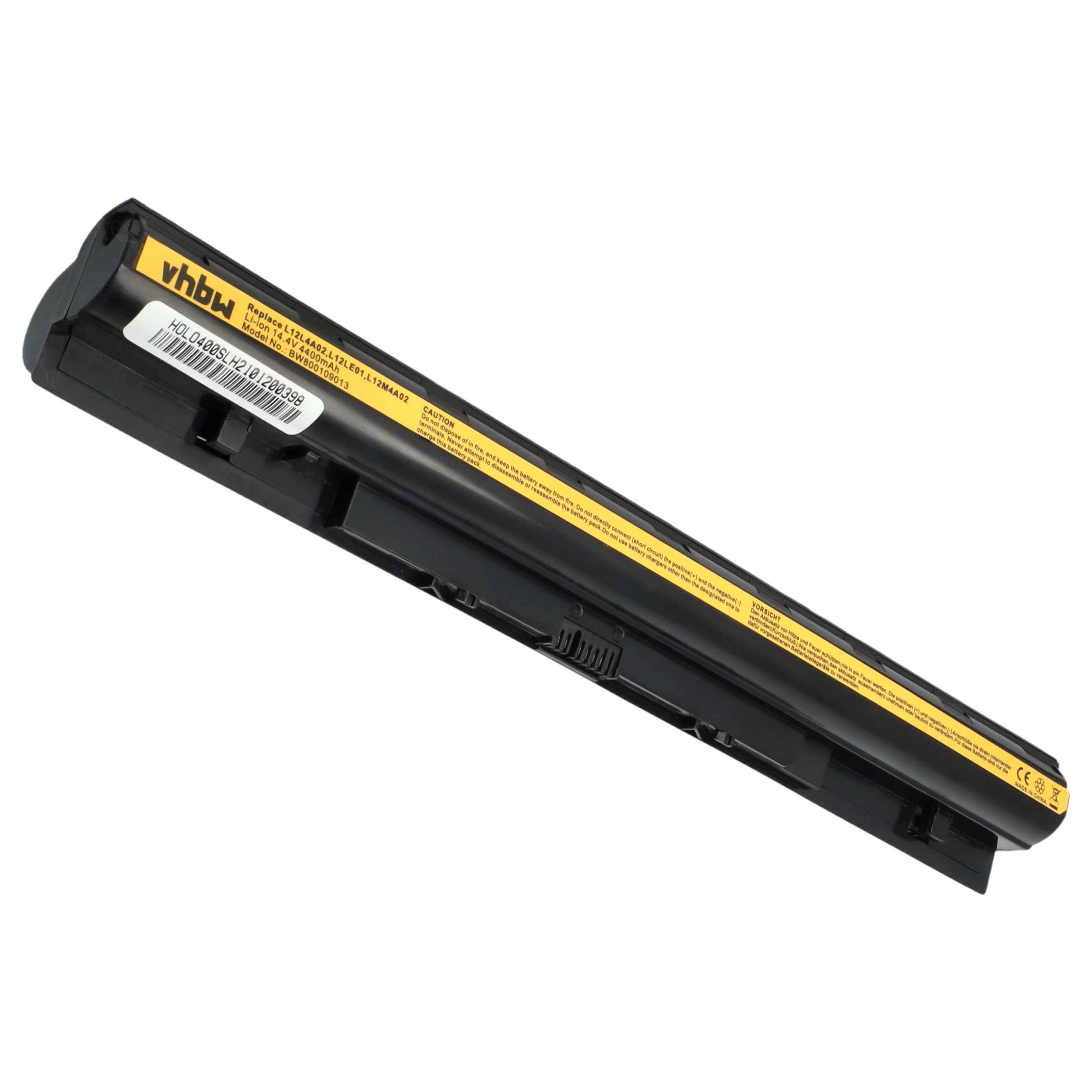 vhbw Akku Ersatz für Lenovo 121500171, 121500172, 121500173, 121500174, 121500175 für Notebook (4400mAh, 14,8V, Li-Ion)