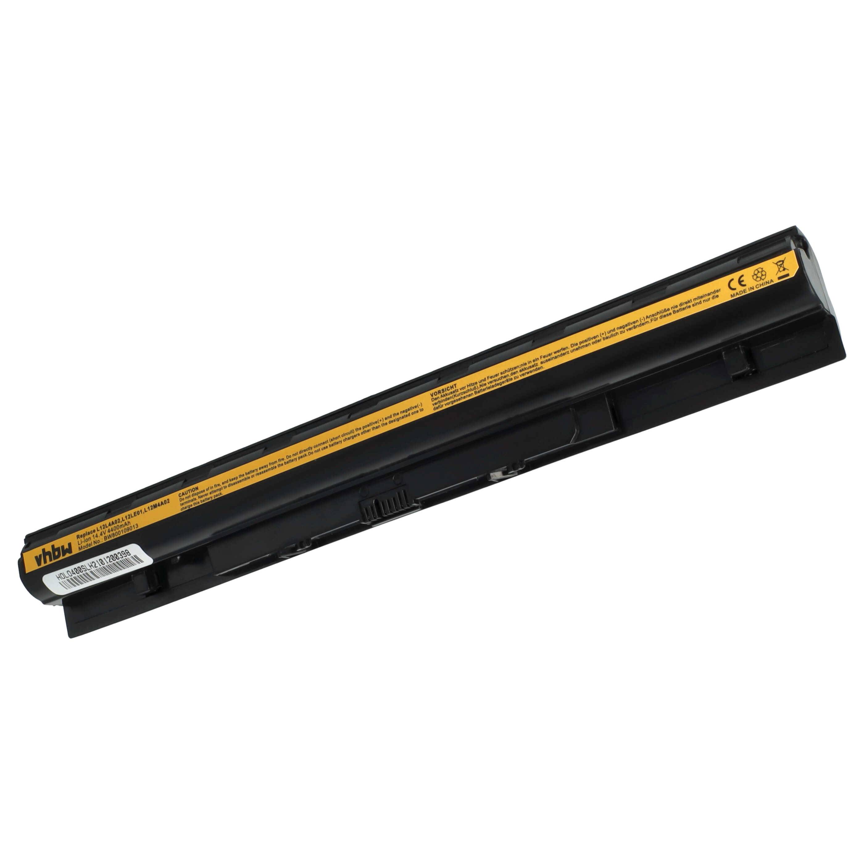 vhbw Akku Ersatz für Lenovo 121500171, 121500172, 121500173, 121500174, 121500175 für Notebook (4400mAh, 14,8V, Li-Ion)