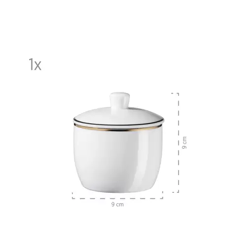 Mäser 931735 Kombiservice Professional Dining für 6 Personen, Porzellan, weiß (1 Set, 24-teilig) Mäser 931735 Kombiservice Professional Dining für 6 Personen, Porzellan, weiß (1 Set, 24-teilig)