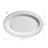 Mäser 931735 Kombiservice Professional Dining für 6 Personen, Porzellan, weiß (1 Set, 24-teilig) Mäser 931735 Kombiservice Professional Dining für 6 Personen, Porzellan, weiß (1 Set, 24-teilig)