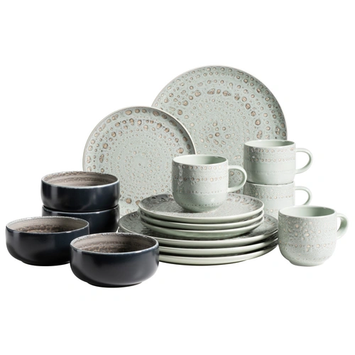 Mäser 931744 Kombiservice Spicy Market für 4 Personen, Steingut, grün (1 Set, 16-teilig) Mäser 931744 Kombiservice Spicy Market für 4 Personen, Steingut, grün (1 Set, 16-teilig)