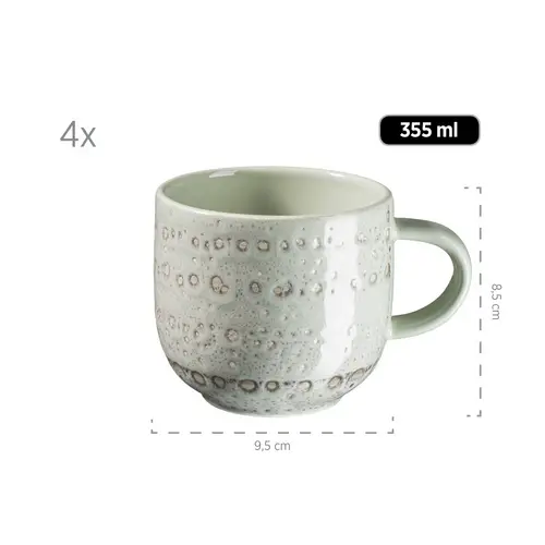 Mäser 931744 Kombiservice Spicy Market für 4 Personen, Steingut, grün (1 Set, 16-teilig) Mäser 931744 Kombiservice Spicy Market für 4 Personen, Steingut, grün (1 Set, 16-teilig)