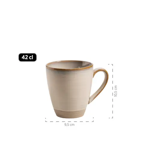 Mäser 931818 Frühstücksset Nottingham für 4 Personen, Steinzeug, beige (1 Set, 12-teilig) Mäser 931818 Frühstücksset Nottingham für 4 Personen, Steinzeug, beige (1 Set, 12-teilig)