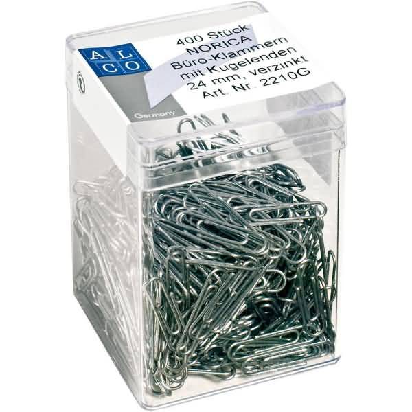 Briefklammer Eisen verzinkt 24mm VE=400 Stück