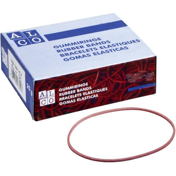 Gummiring Naturkautschuk 40mm rot 20g