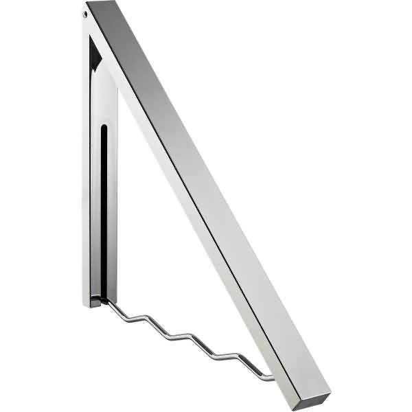 Klappgarderobe Metall verchromt silber