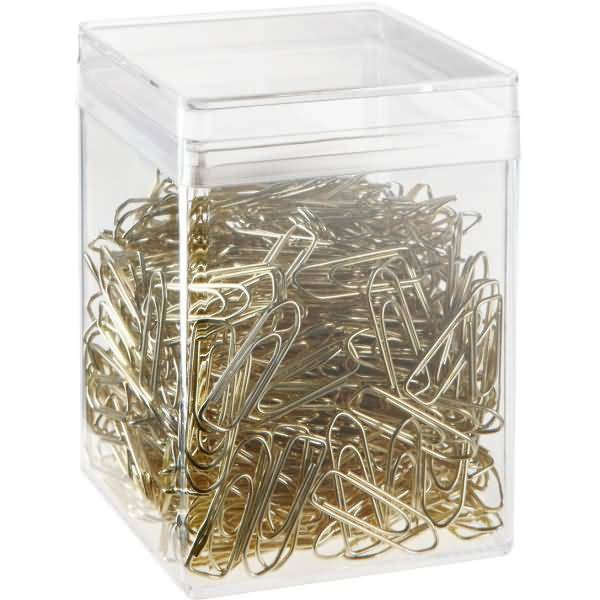 Briefklammer Stahl vermessingt 26mm VE=500 Stück