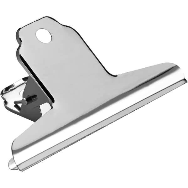 Briefklemmer Metall Breite 75mm vernickelt VE=10 Stück