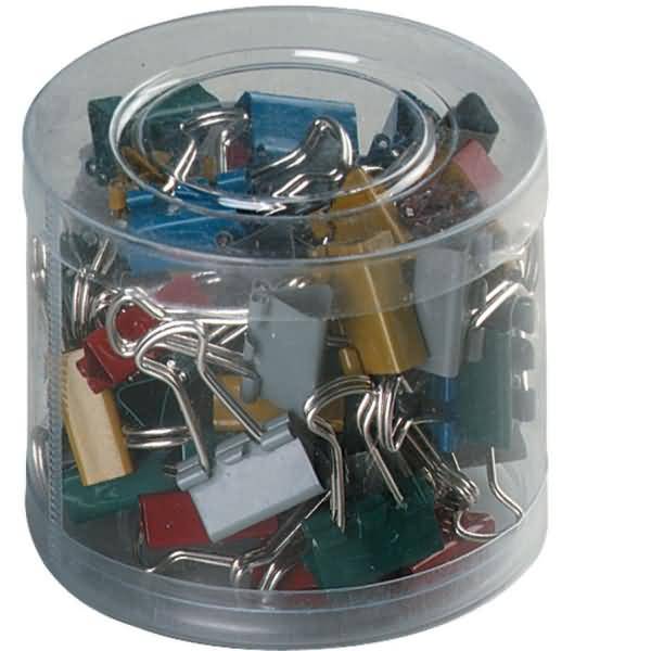 Foldbackklammer Metall vernickelt 15mm sortiert VE=60 Stück