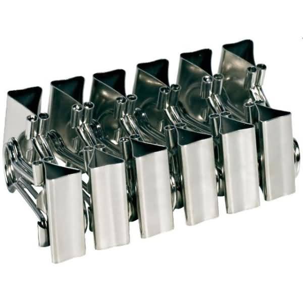 Foldbackklammer Metall vernickelt 19mm vernickelt VE=12 Stück