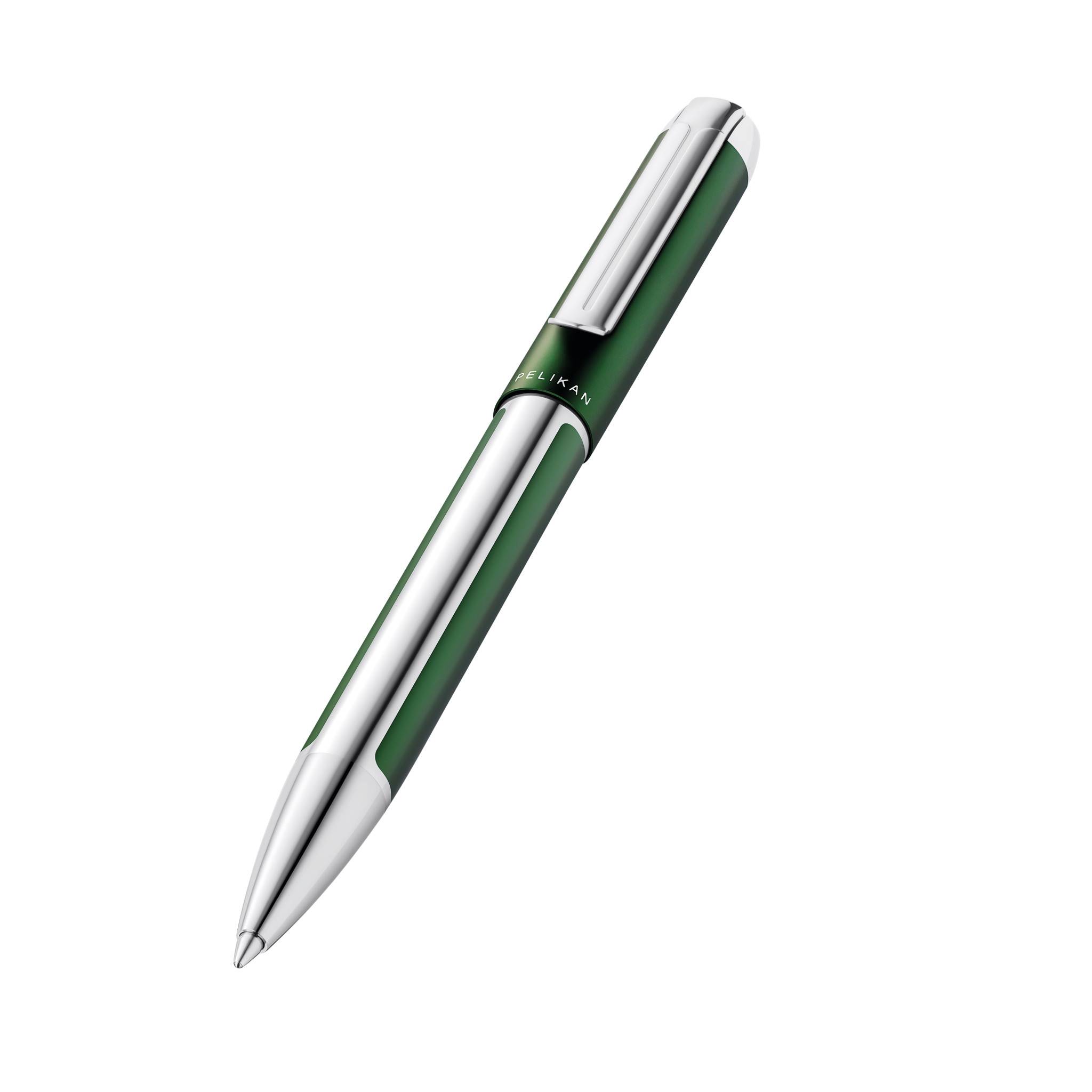 Pelikan Pura K40, Clip, Kugelschreiber mit Druckeinzugsmechanik, Nachfüllbar, Schwarz, 1 Stück(e)