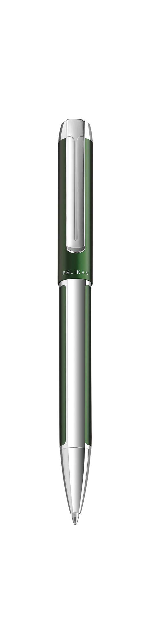 Pelikan Pura K40, Clip, Kugelschreiber mit Druckeinzugsmechanik, Nachfüllbar, Schwarz, 1 Stück(e)