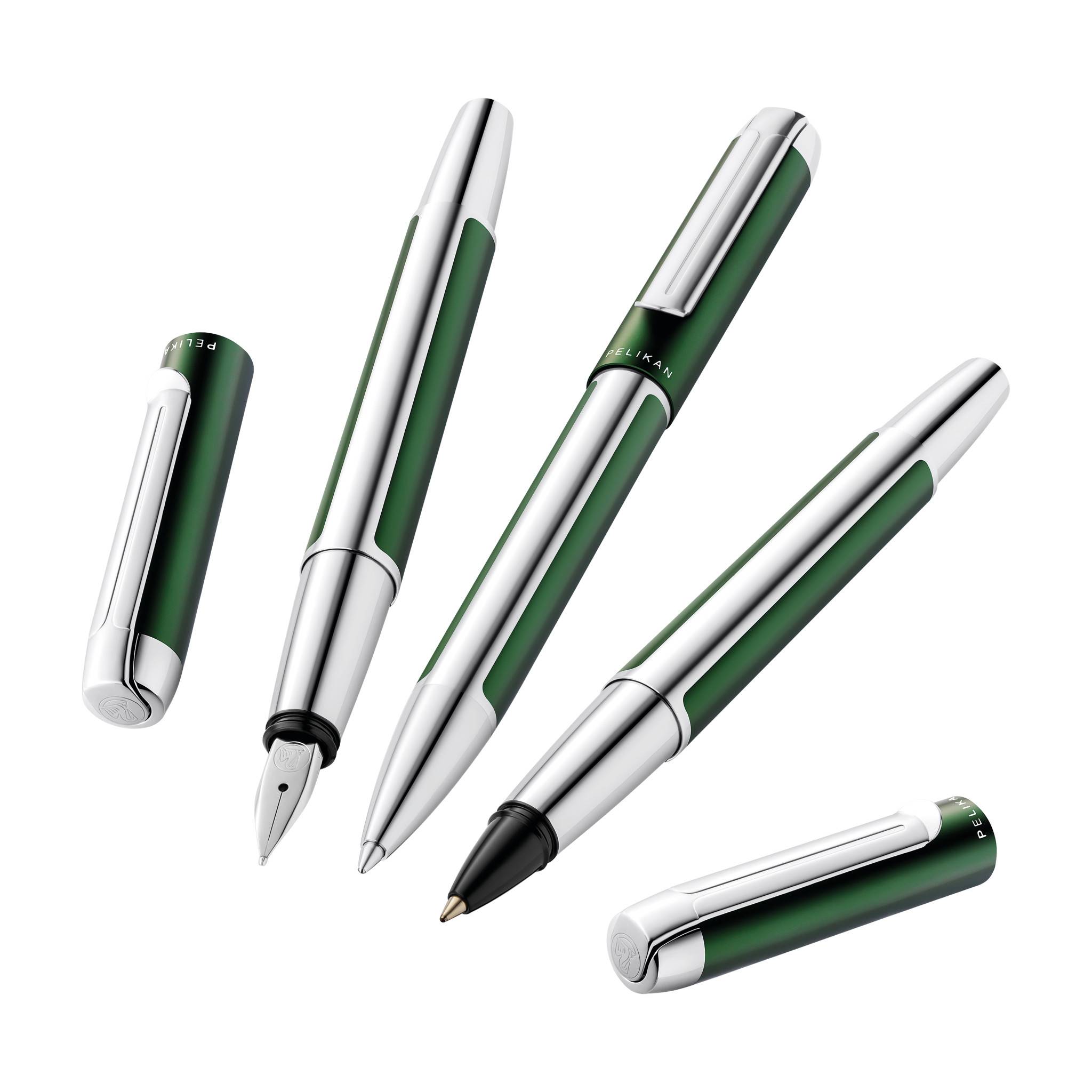 Pelikan Pura K40, Clip, Kugelschreiber mit Druckeinzugsmechanik, Nachfüllbar, Schwarz, 1 Stück(e)