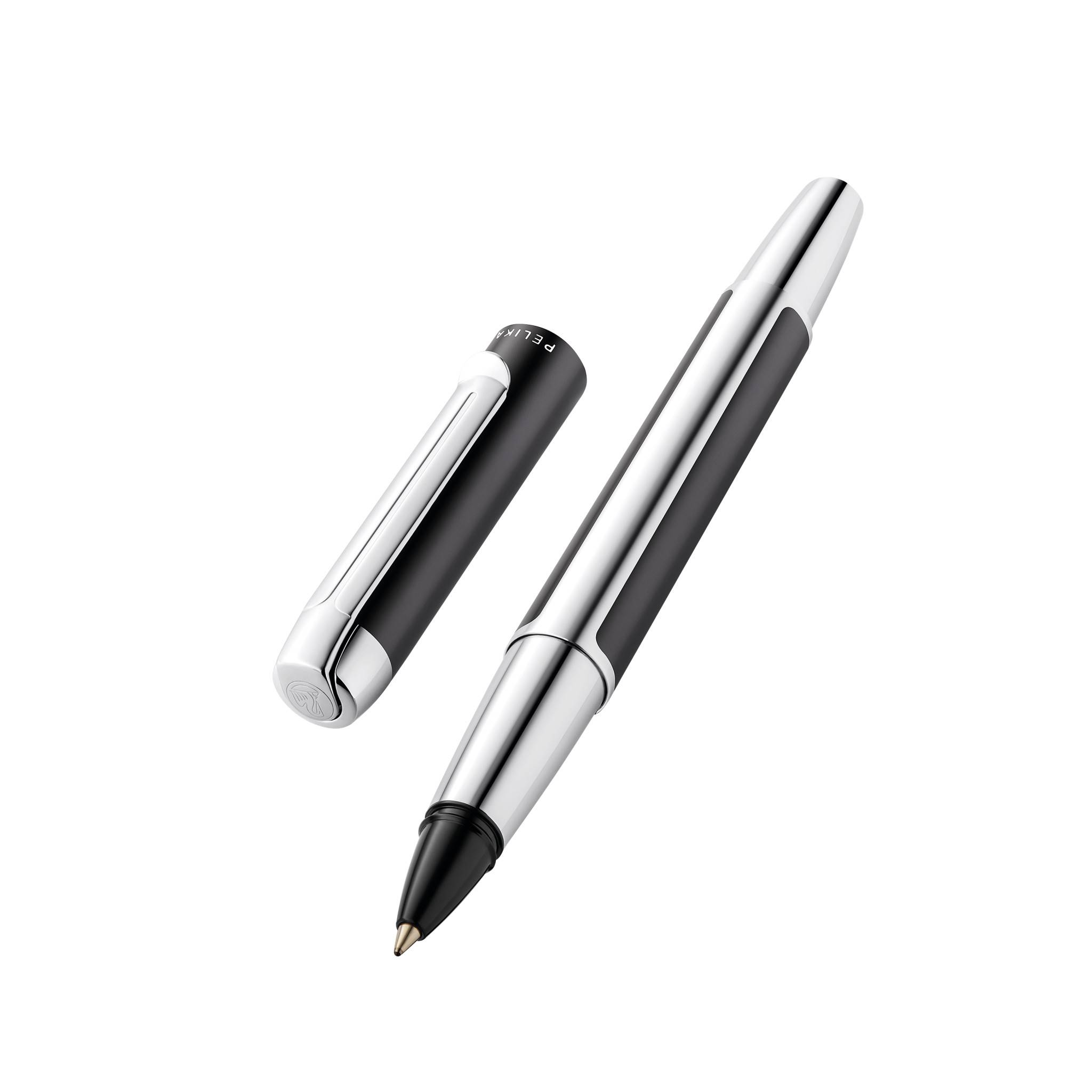 Pelikan Pura R40, Stick Pen, Anthrazit, Silber, Schwarz, Aluminium, Medium, Deutschland