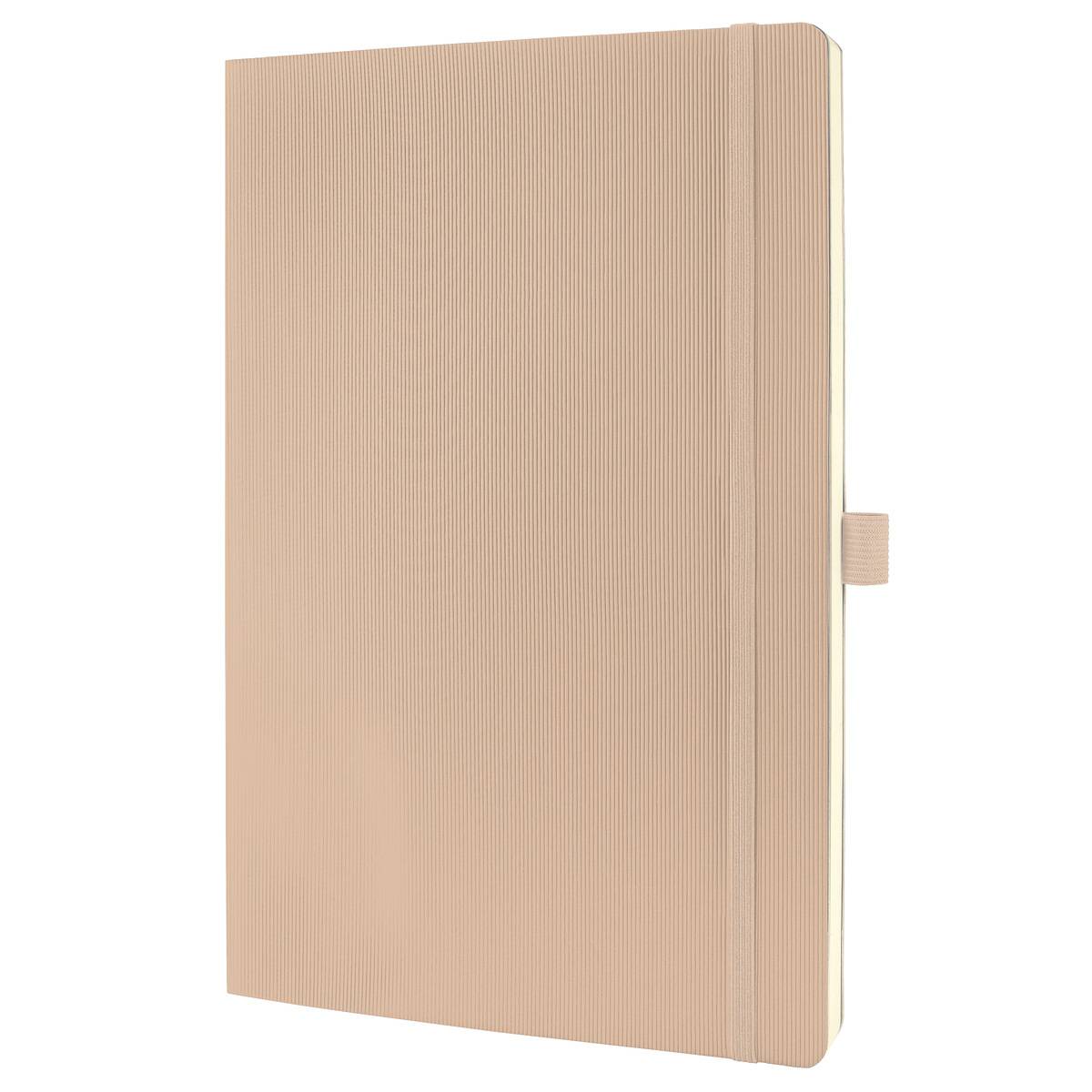 SIGEL Notizbuch Conceptum, Softcover, ca. A4, liniert, beige, 194 S.