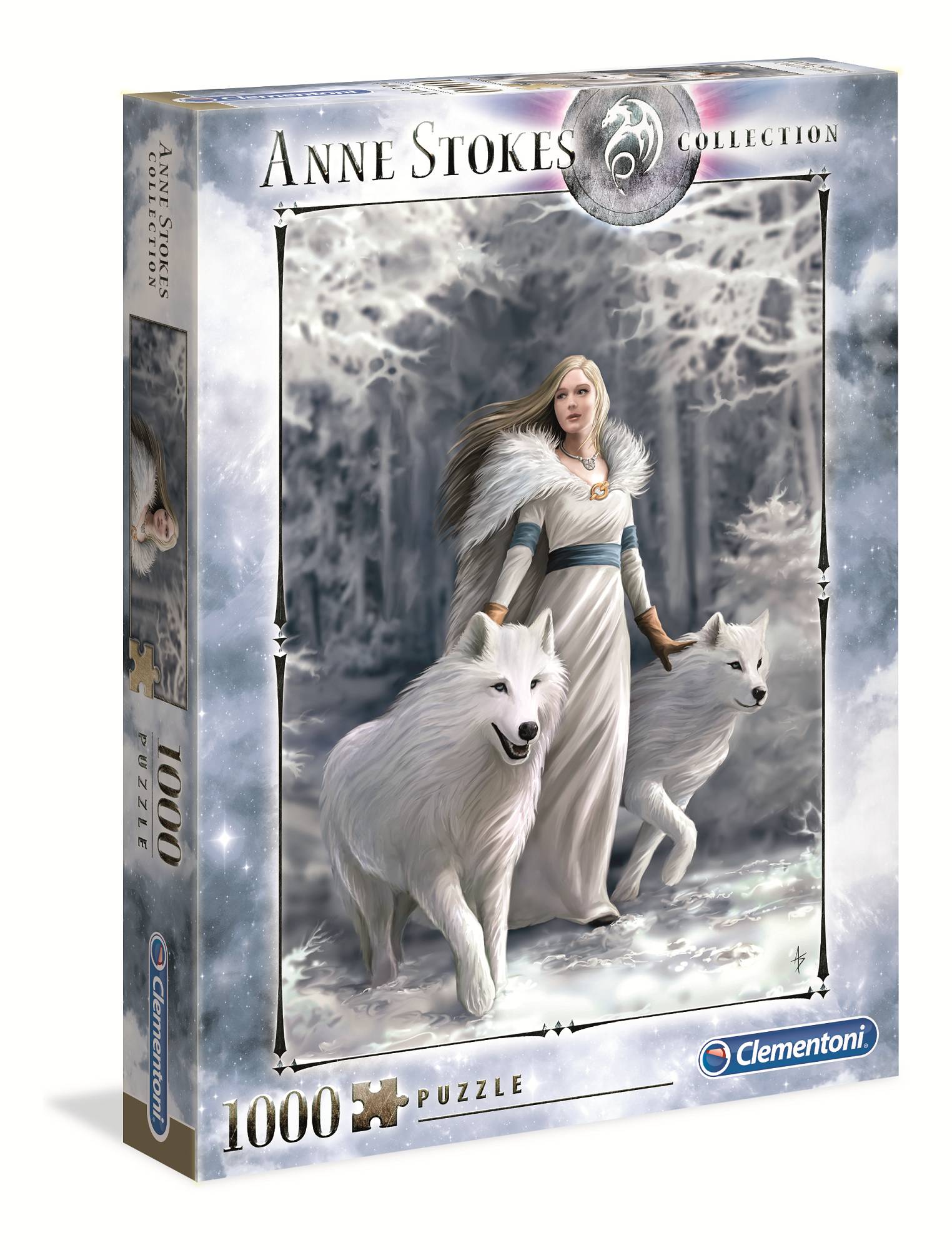 Clementoni 39477 Anne Stokes Winter Wächter,1000 Teile Puzzle