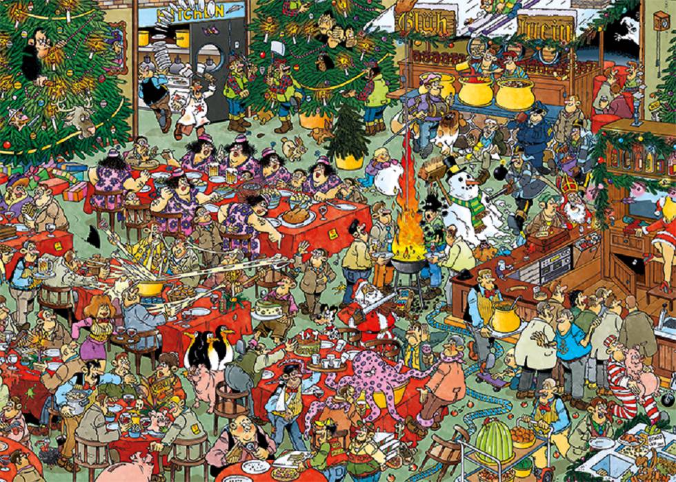 Jan van Haasteren Weihnachtsgeschenke 2x1000 Teile Puzzle