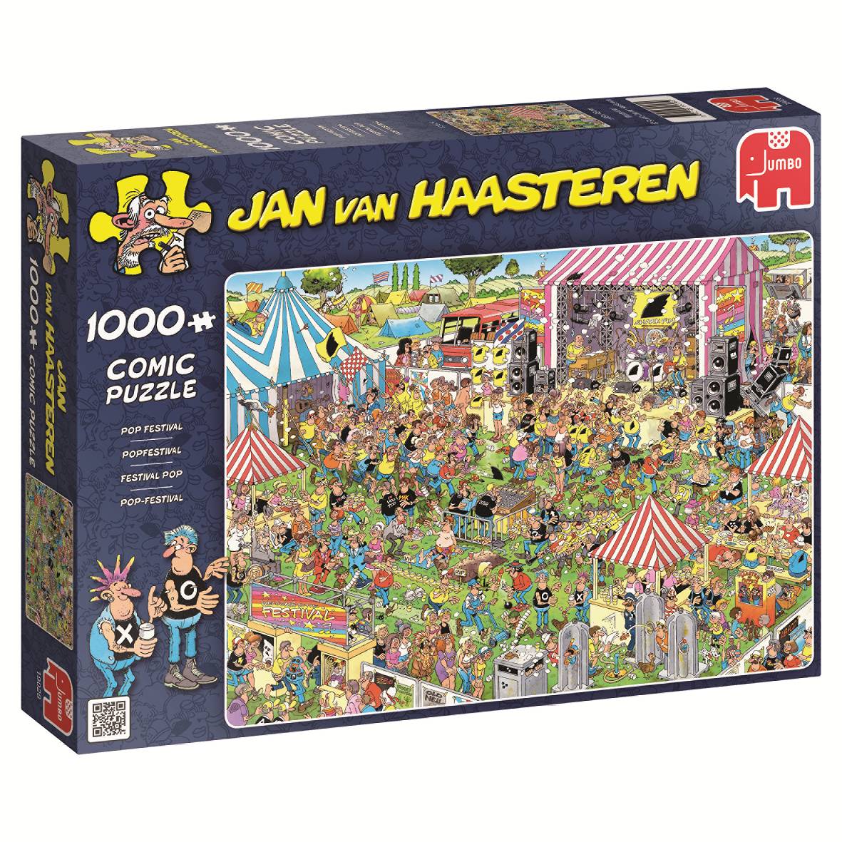 Jumbo Spiele 19028 Jan van Haasteren Pop-Festival 1000 Teile Puzzle