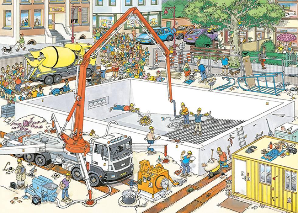 JUMBO 20037 Jan van Haasteren Fast fertig? 1000 Teile Puzzle