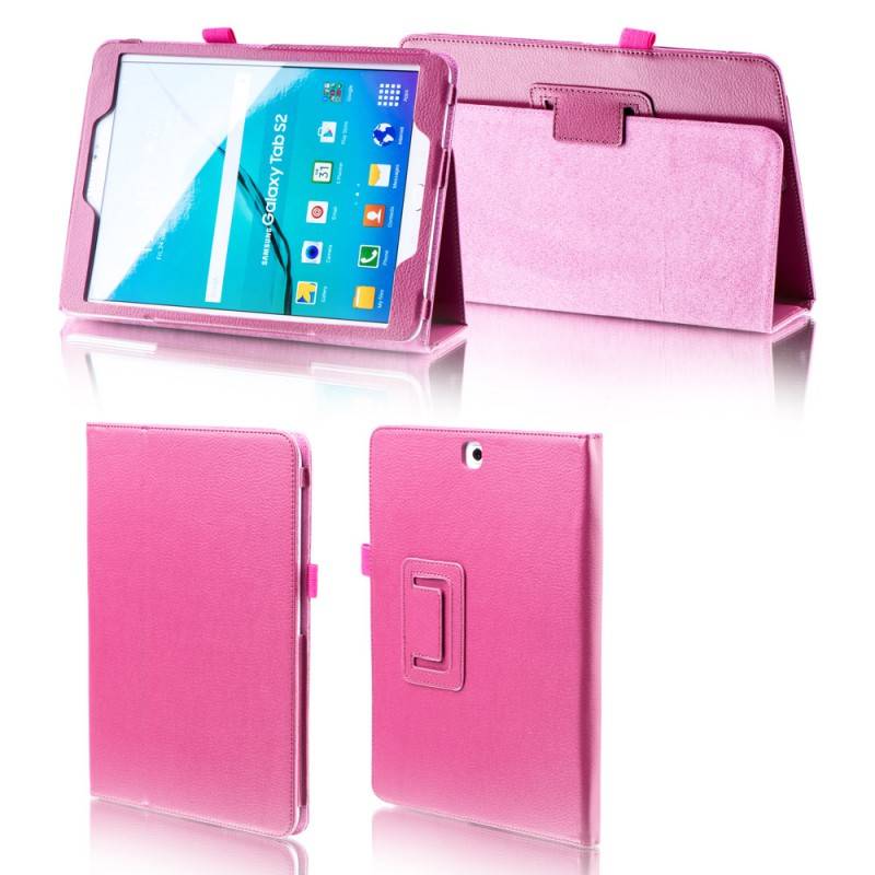 Aufstellbare Kunst-Leder Tasche für Tablet Etuis Hülle Cover Schutz Case Zubehör