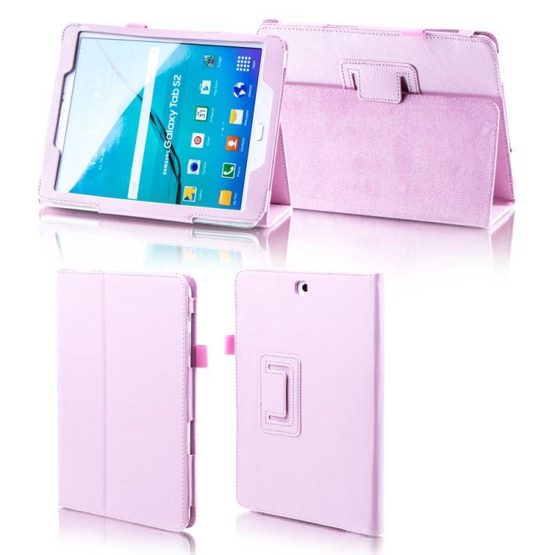 Aufstellbare Kunst-Leder Tasche für Tablet Etuis Hülle Cover Schutz Case Zubehör