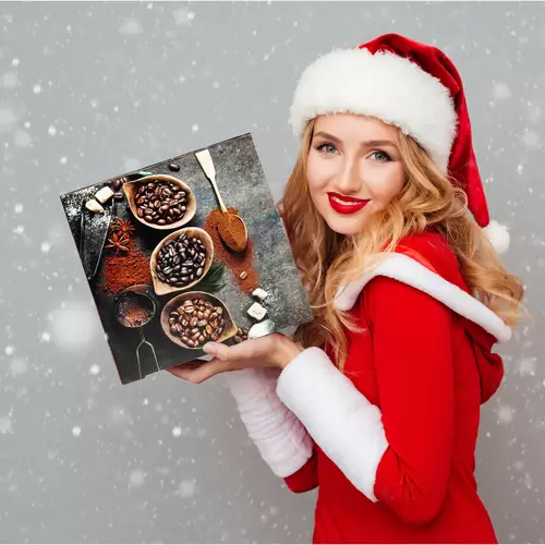Corasol Premium Flavoured Coffee Kaffee-Adventskalender mit 24 aromatisierten Kaffee-Kreationen, gemahlen für Genießer (240 g) Corasol Premium Flavoured Coffee Kaffee-Adventskalender mit 24 aromatisierten Kaffee-Kreationen, gemahlen für Genießer (240 g)