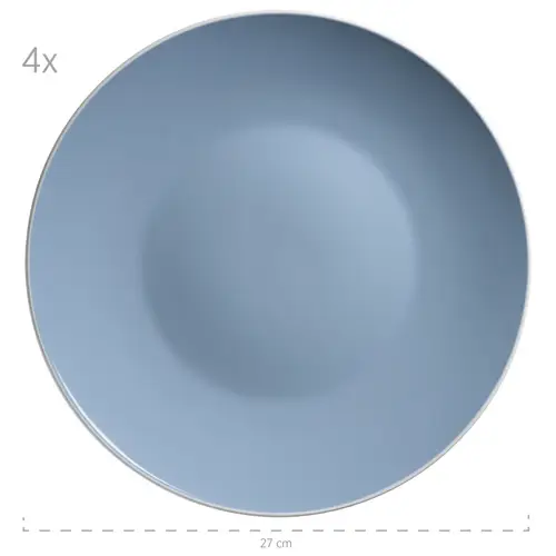 Mäser 931844 Kombiservice Elissa für 6 Personen, Steinzeug, blau (1 Set, 24-teilig) Mäser 931844 Kombiservice Elissa für 6 Personen, Steinzeug, blau (1 Set, 24-teilig)