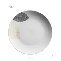 Mäser 931215 Kombiservice Jona für 6 Personen, Porzellan, weiß (1 Set, 30-teilig) Mäser 931215 Kombiservice Jona für 6 Personen, Porzellan, weiß (1 Set, 30-teilig)