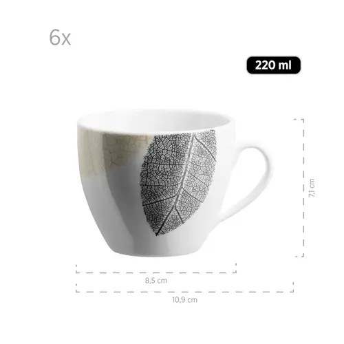 Mäser 931215 Kombiservice Jona für 6 Personen, Porzellan, weiß (1 Set, 30-teilig) Mäser 931215 Kombiservice Jona für 6 Personen, Porzellan, weiß (1 Set, 30-teilig)