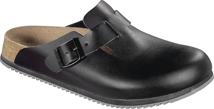 Clog Boston SL Gr.43 schwarz Obermaterial:Leder EN20345 SRA BIRKENSTOCK