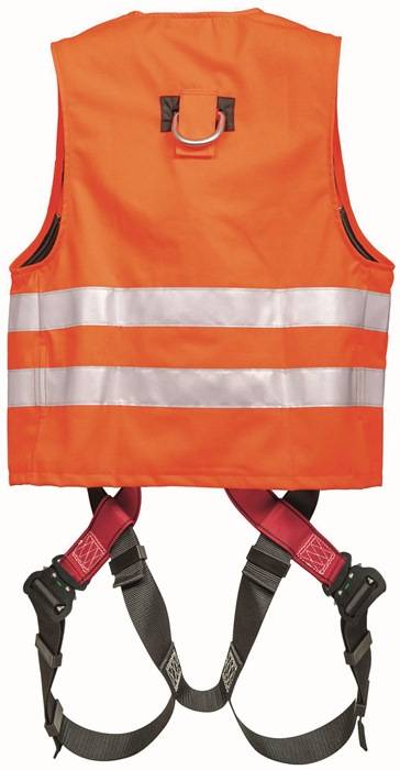 Warnweste MAS40 Quick EN361 EN20471 2-Punkt,Weste orange f.Gr.44-54 MAS