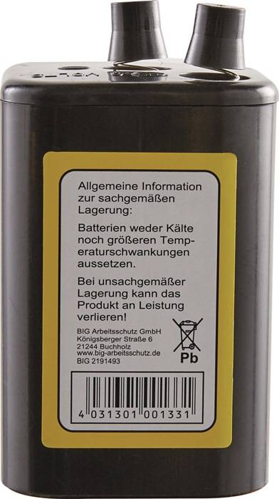 Batterie 3600 6 V 7 Ah IEC 4R25 TEXXOR…