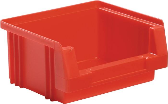 Sichtlagerkasten PLK L90xB102xH50mm PP rot LA-KA-PE