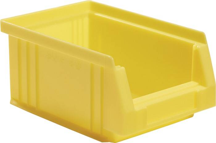 Sichtlagerkasten PLK L164xB105xH75mm PP gelb LA-KA-PE