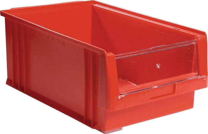 Sichtlagerkasten PLK L500xB315xH200mm PP rot LA-KA-PE