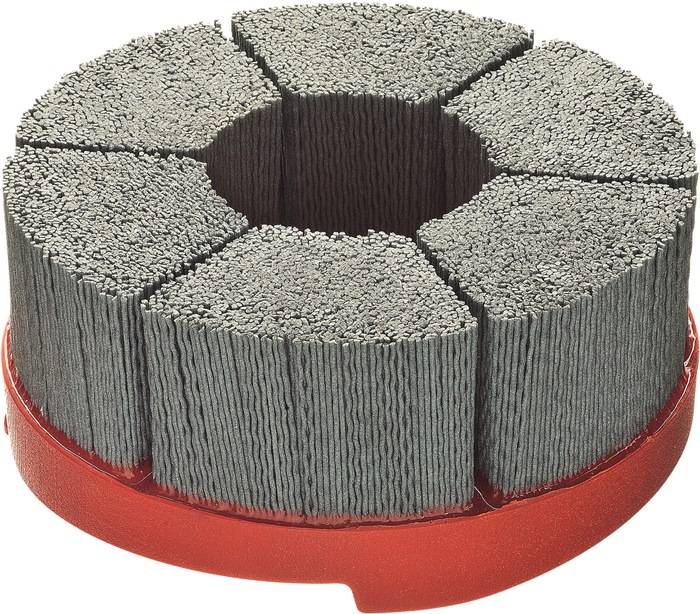 Tellerbürste HFB D.100mm Bohr.SiC Schleifborsten K.80 3600min-¹ LESSMANN