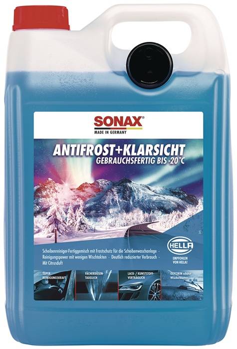 Scheibenreiniger AntiFrost+KlarSicht gebrauchsfertig 5l Kanister SONAX