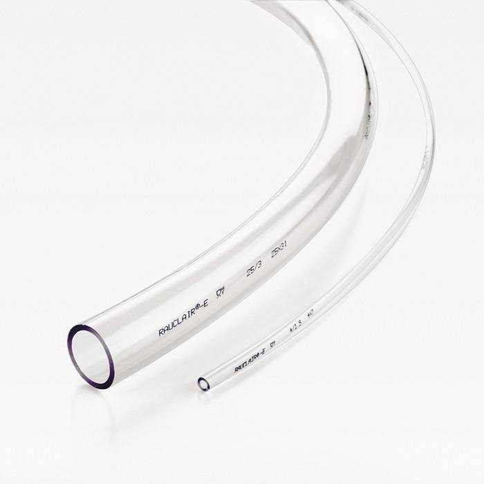 PVC-Schlauch RAUCLAIR-E ID 6mm L.100m 1,5mm 9mm Rl.REHAU