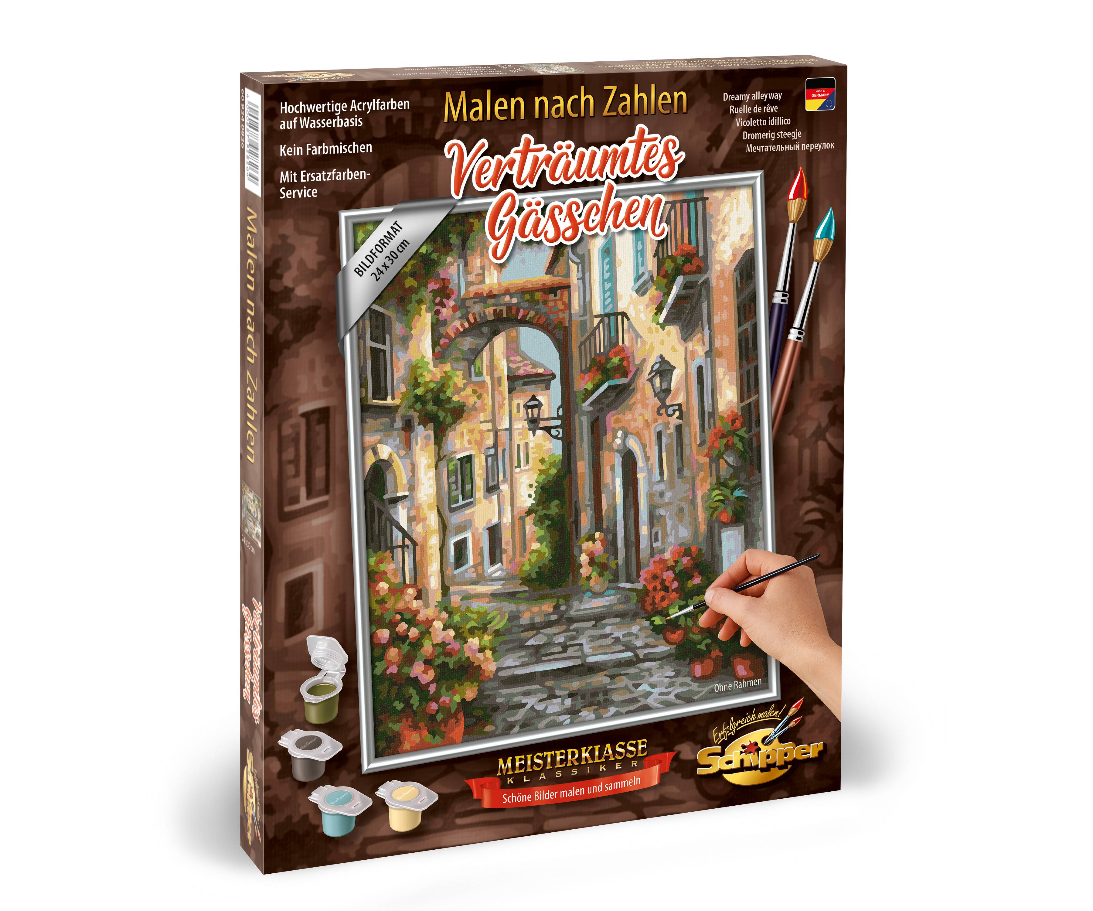 Schipper 609240826 Malen nach Zahlen Verträumtes Gässchen