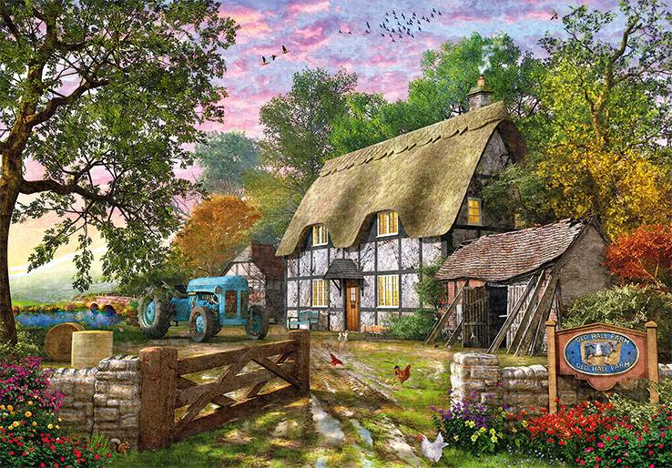 Jumbo Spiele, Das Bauernhaus, 3000 Teile Puzzle