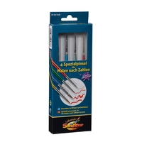 Schipper 605020536 4 Spezialpinsel für Malen nach Zahlen Schipper 605020536 4 Spezialpinsel für Malen nach Zahlen