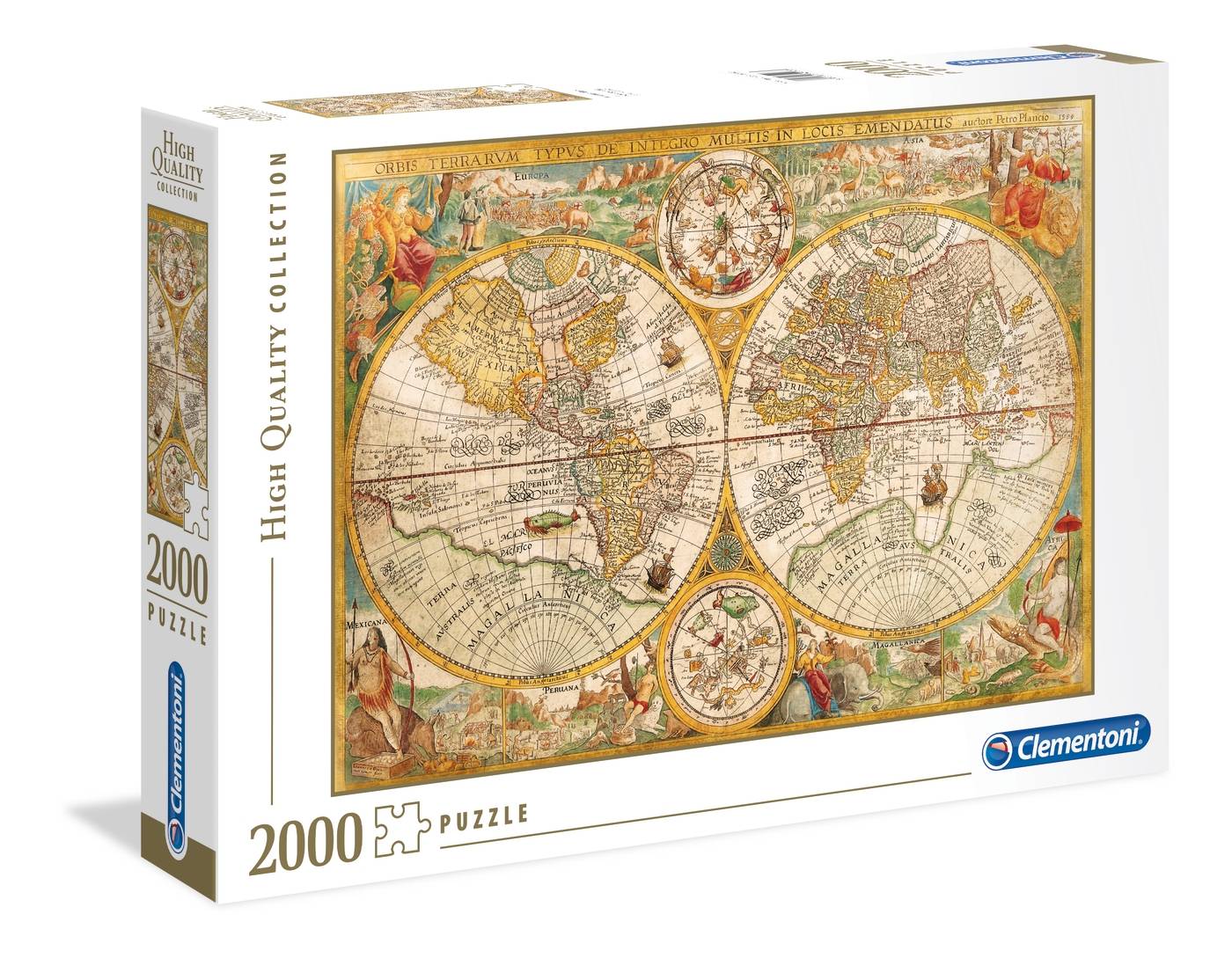 Clementoni 32557 Ancient Map 2000 Teile Puzzle