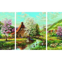 Schipper 609260664 Ländliche Idylle Triptychon Malen nach Zahlen Schipper 609260664 Ländliche Idylle Triptychon Malen nach Zahlen