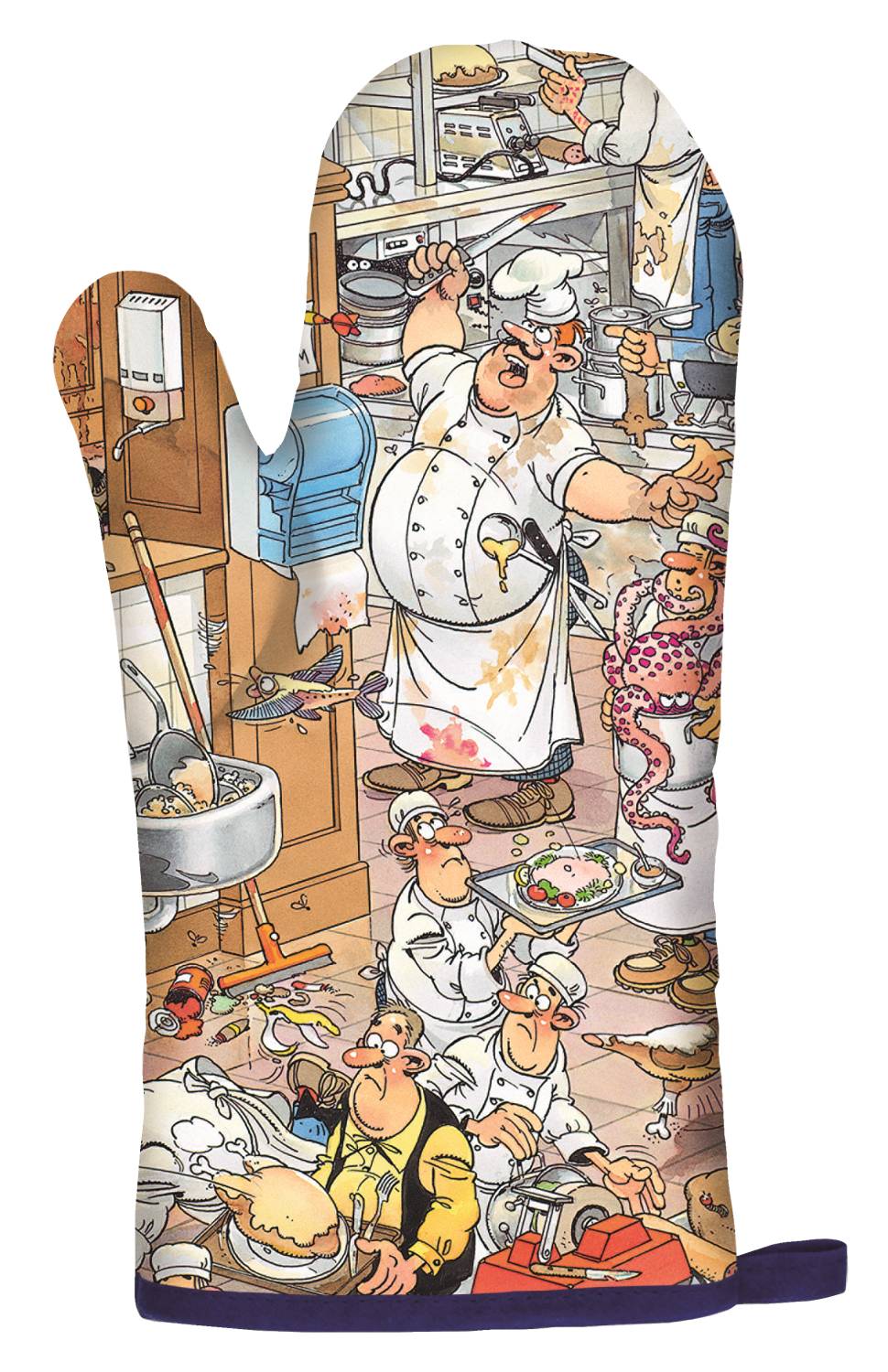 Jan van Hassteren Food Frenzy 2x1000 Teile Puzzle + Topfhandschuh