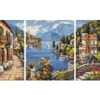 Schipper 609260818 Malen nach Zahlen Triptychon Lago Romantico Schipper 609260818 Malen nach Zahlen Triptychon Lago Romantico
