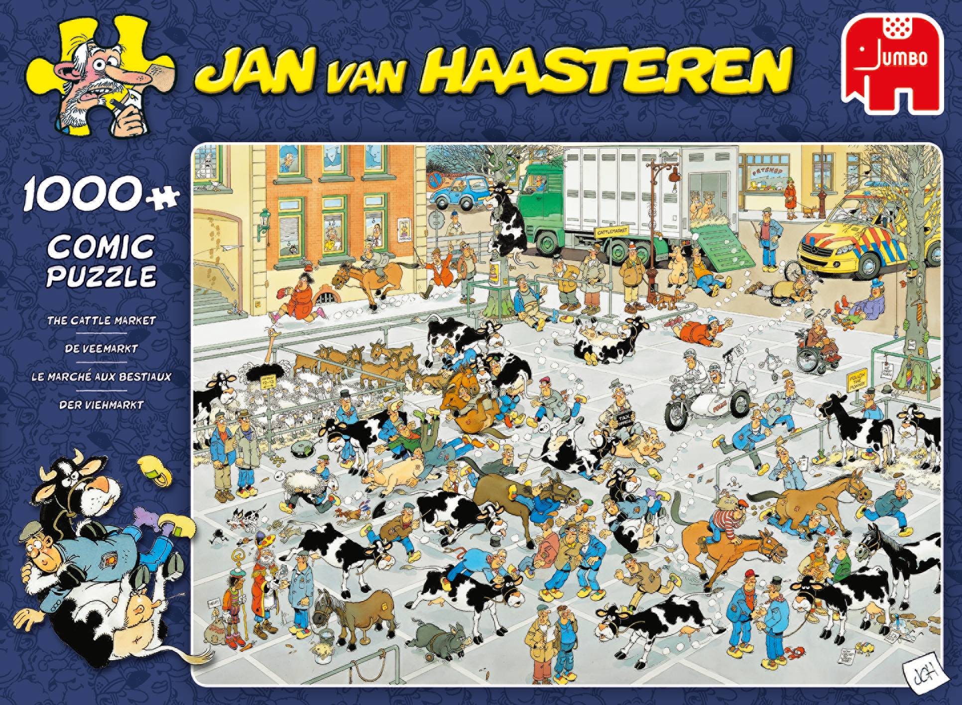 Jumbo 19075 Jan van Haasteren Der Viehmarkt 1000 Teile Puzzle