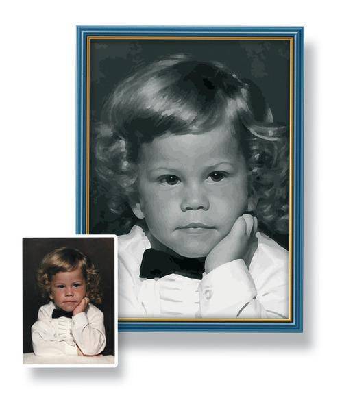 Schipper 602100371 Male deinen Liebling in schwarz/weiss Malen nach Zahlen