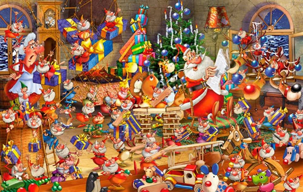 Piatnik 5379 Francois Ruyer Weihnachtstrubel 1000 Teile Puzzle
