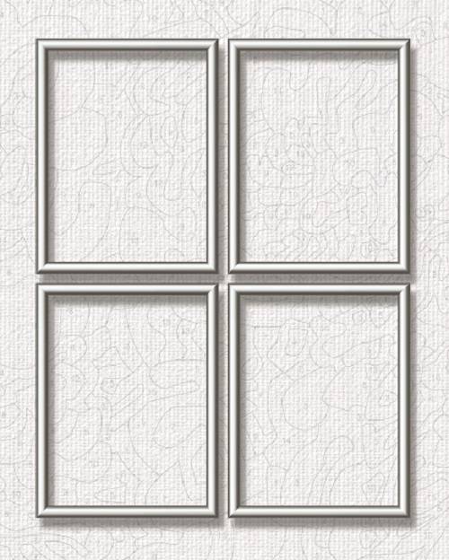 Schipper 605290764 Malen nach Zahlen Alurahmen Quattro Silber 18x24 cm