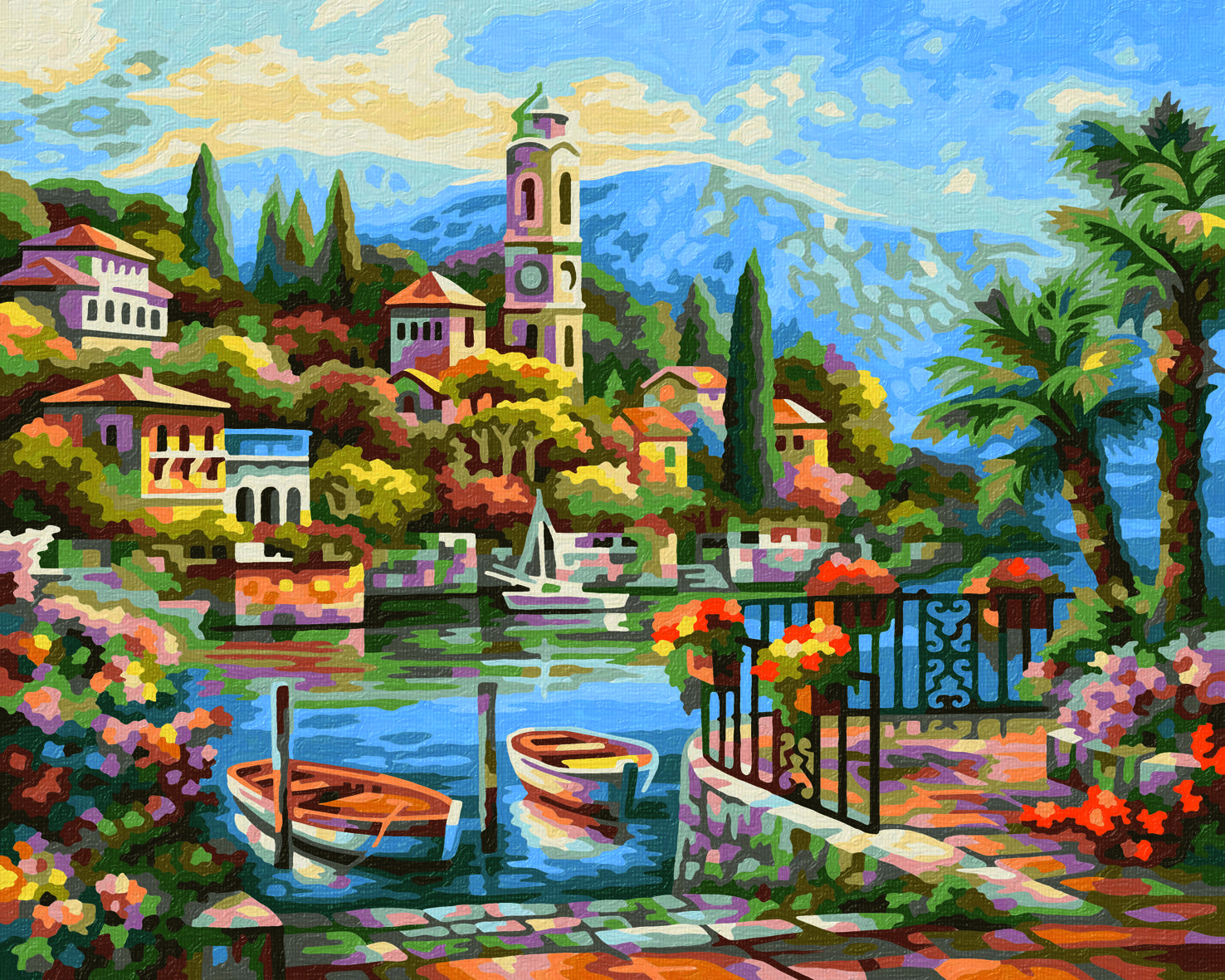 Schipper 609240798 Malen nach Zahlen Am Comer See